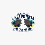 California Dreaming - Supersoft Crew Neck Mens Graphic T-Shirts