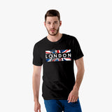 London Printed T Shirt - Men's Organic Graphic Cotton Tees