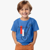 Music Is Life T-Shirt for Boys - Organic Cotton Graphic Kids Tees