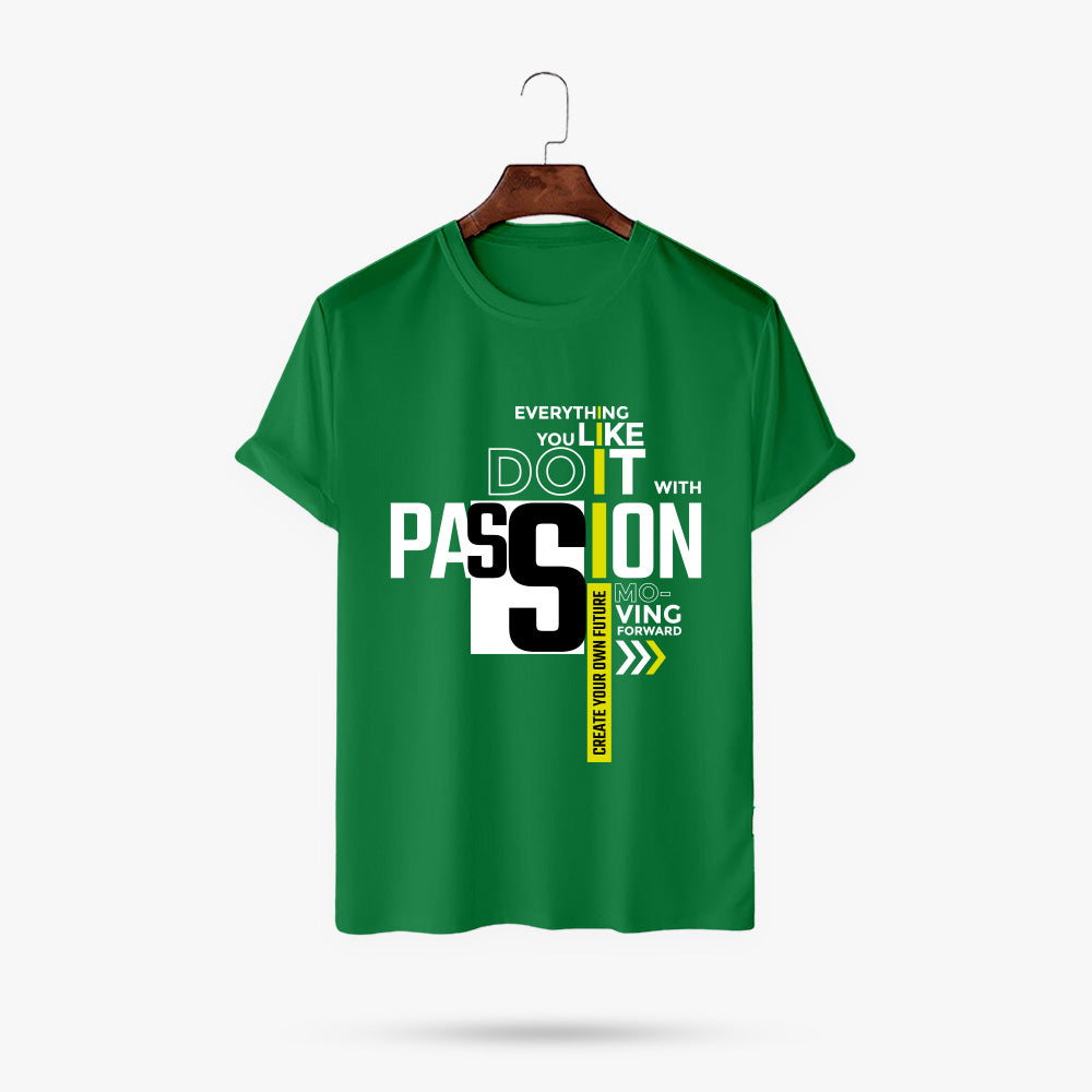 passion green  womens graphic tee