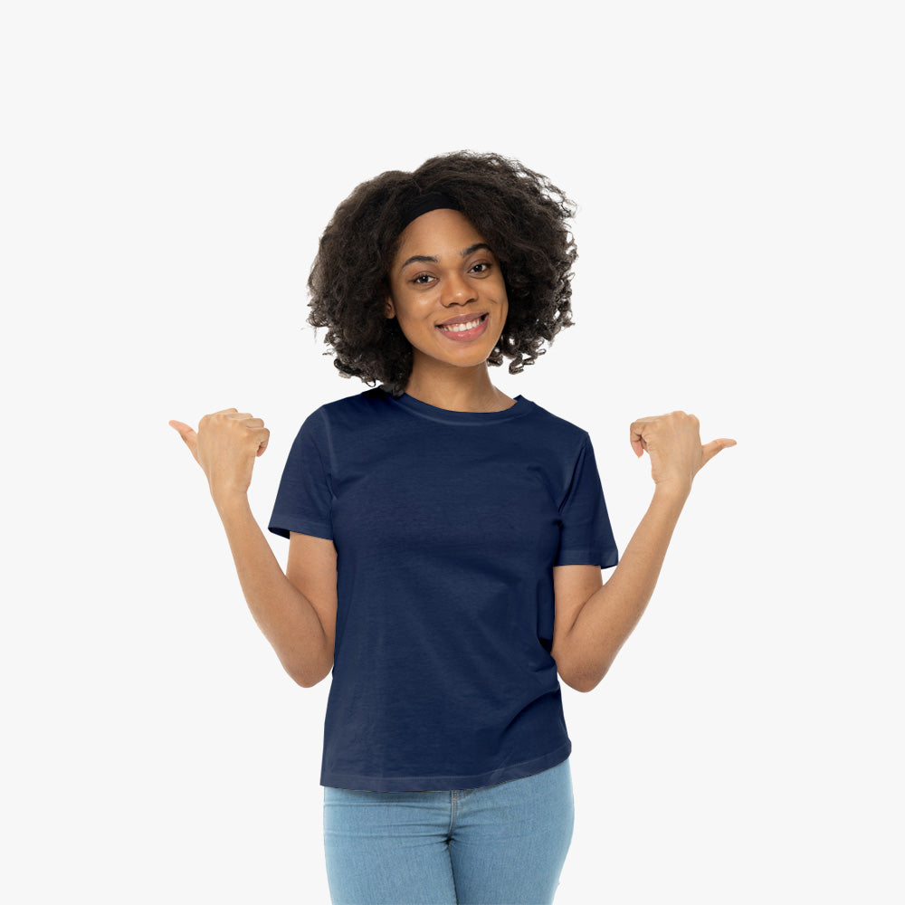 Supersoft Blank womenT-shirt With model