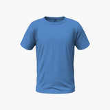 Organic Cotton Men's  Crew Neck T-shirts Blue